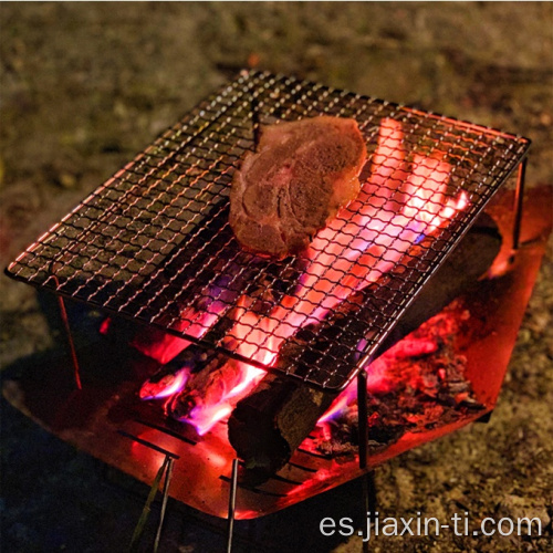 Placa de parrilla de barbacoa de titanio anticorrossion